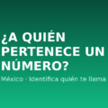 A quién pertenece un número de teléfono en México